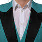 Cyan 3 Piece Wool Silk Blend Suit SICILIA