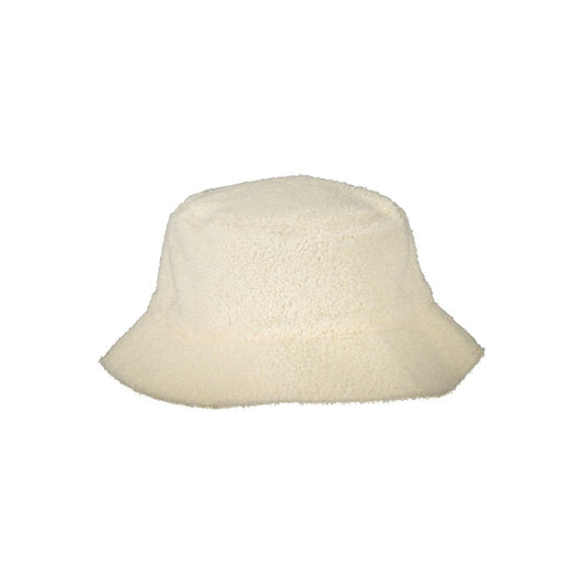 White Polyester Men Hat