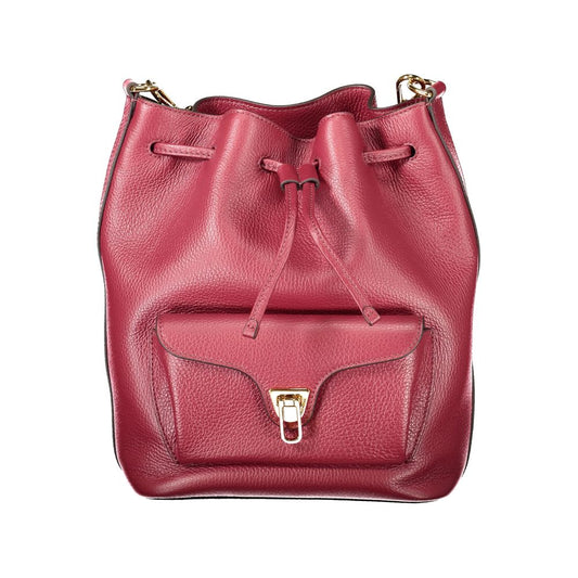 Purple Leather Women Handbag
