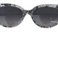 DG4194 Gray Acetate Logo Plaque Cat Eye Lens Sunglasses