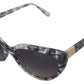 DG4194 Gray Acetate Logo Plaque Cat Eye Lens Sunglasses