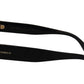 DG4325BM White Black Acetate Crystal Shades Sunglasses