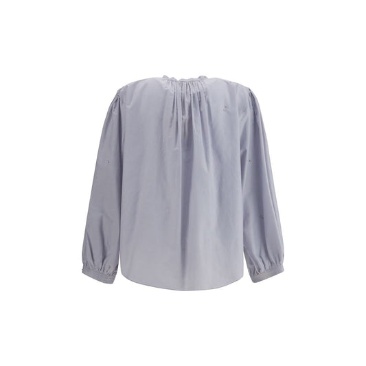 Voile Shirt with embroidery