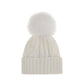 Cashmere blend Hat with pom-pon
