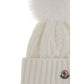 Cashmere blend Hat with pom-pon