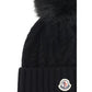 Cashmere blend Hat with pom-pon