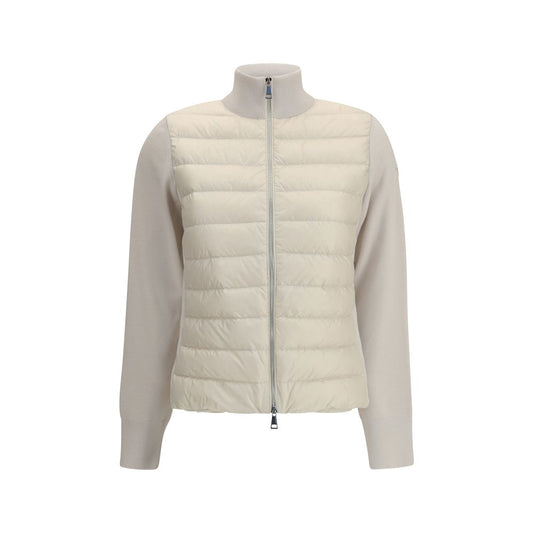 Padded Jacket with wool sleeves