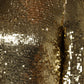 Gold Sequin Long Sleeve Mini Dress