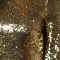 Gold Sequin Long Sleeve Mini Dress