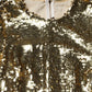 Gold Sequin Long Sleeve Mini Dress