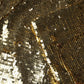 Gold Sequin Long Sleeve Mini Dress