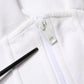 White Corset Stretch Cotton Top T-shirt