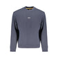 Blue Cotton Men Sweater