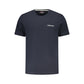 Blue Cotton Men T-Shirt