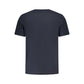 Blue Cotton Men T-Shirt