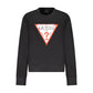 Black Cotton Women Sweater