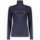 Blue Viscose Women Sweater
