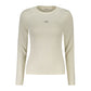 White Cotton Women T-Shirt