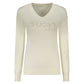 White Viscose Women Sweater