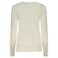 White Viscose Women Sweater