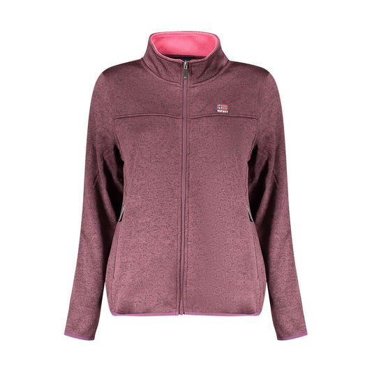 Purple Polyester Sweater