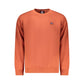 Orange Cotton Men Sweater