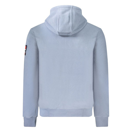 Blue Polyester Men Sweater