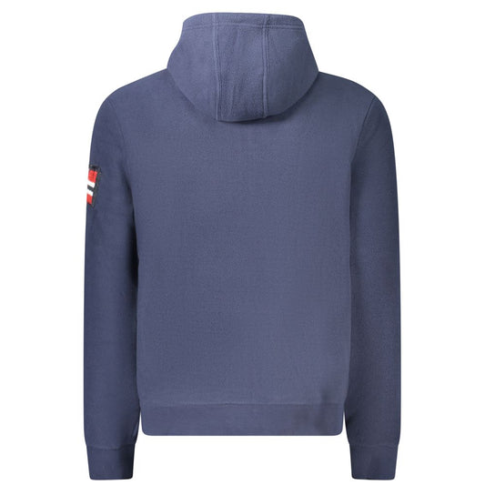 Blue Polyester Men Sweater