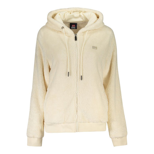 White Polyester Women Jacket
