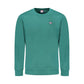Green Cotton Mens Sweater