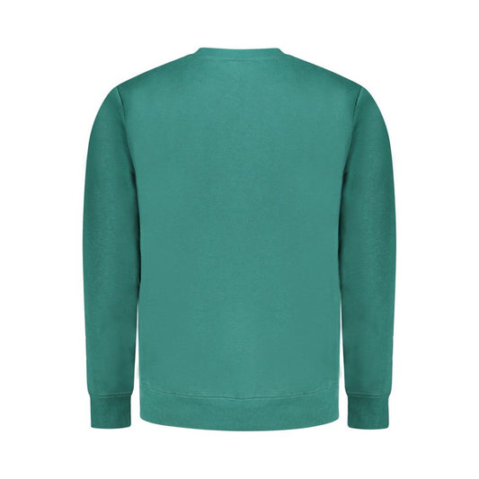 Green Cotton Mens Sweater