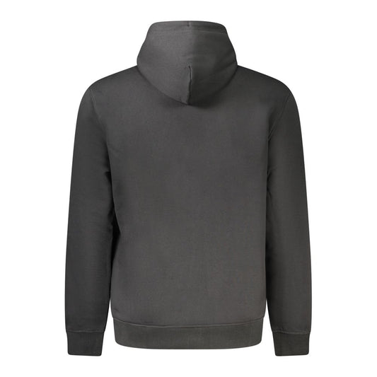 Black Cotton Men Sweater