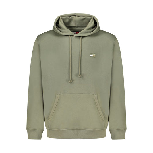 Green Cotton Men Sweater