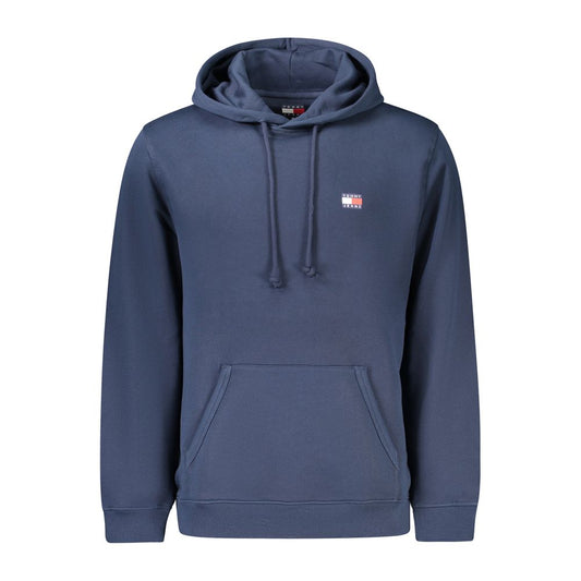 Blue Cotton Men Sweater