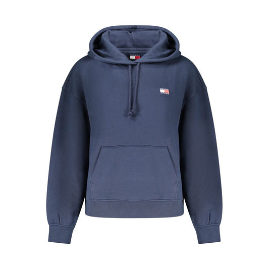 Blue Cotton Women Sweater