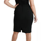 Black Lace Gown Bodycon Sheath STAFF Dress