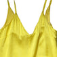 Yellow Silk Satin Slip Maxi Spaghetti Strap Maxi Dress
