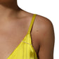 Yellow Silk Satin Slip Maxi Spaghetti Strap Maxi Dress