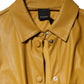 Polyester Belted Shirt Midi Long Sleeve Yellow Mustard