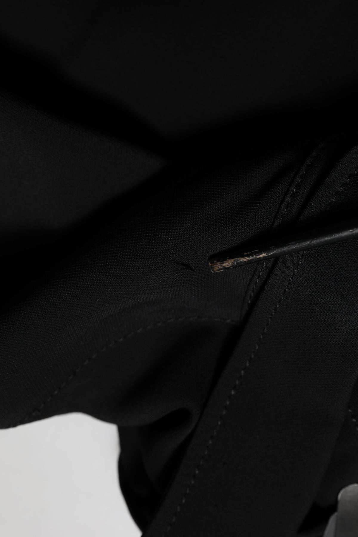 Black Viscose Blend Shirt Style Belted  Dress