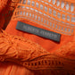 Orange Lace Bustier Layered Maxi Dress