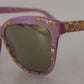 DG4251 Violet Full Rim Rectangle Frame Shades Sunglasses