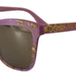 DG4251 Violet Full Rim Rectangle Frame Shades Sunglasses