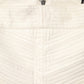Beige Faux Leather Quilted Mini High Waist Women  Skirt