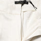 White Viscose Linen Wide Leg Palazzo Womens Pants