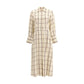 Checked midi Dress
