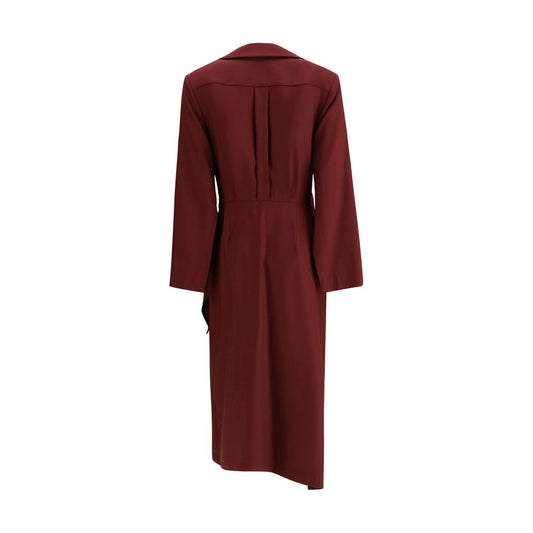 Como Dress in crêpe de chine