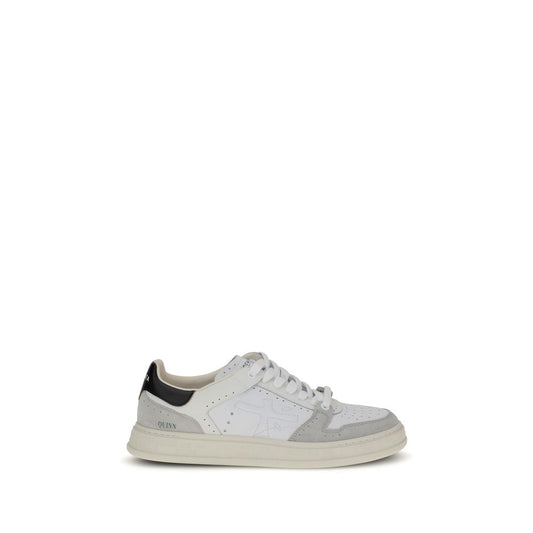 White Calf Leather Bos Taurus Low Top Sneakers
