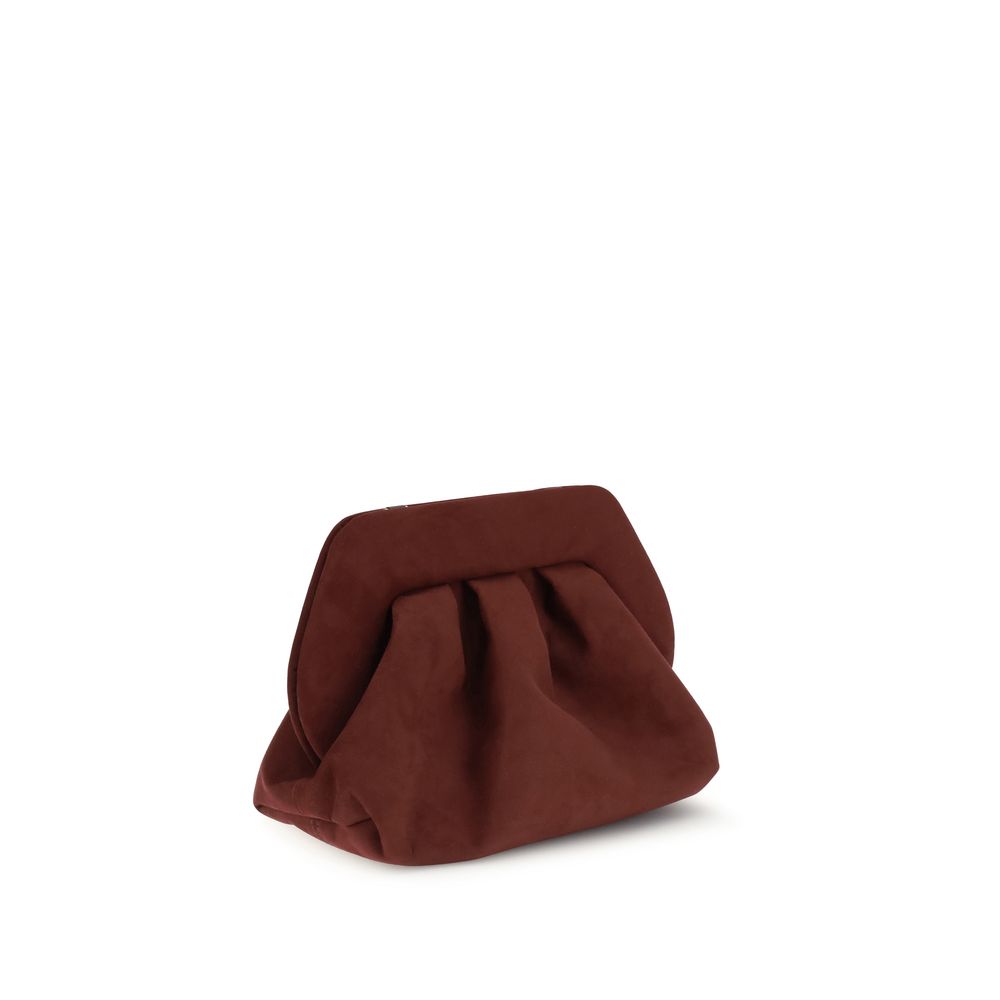 Bios suede Clutch Bag