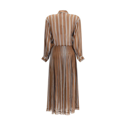 Wimbledon georgette midi Dress